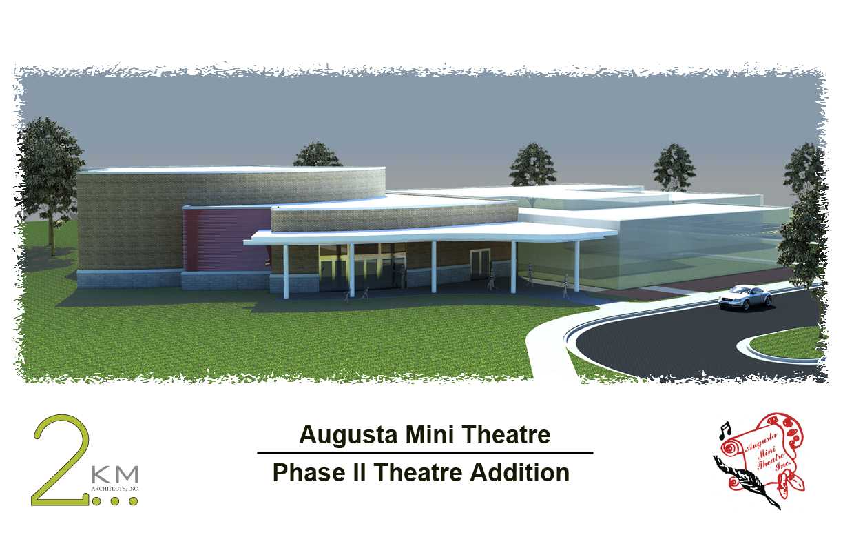 Augusta Mini Theatre Phase 2 Theater Addition Study 2KM Architects