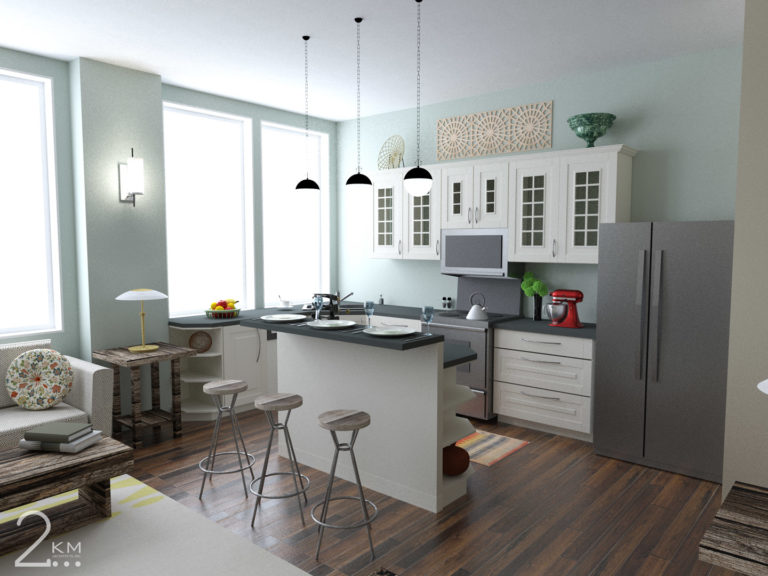High Rise Residential Kitchen 768x576 